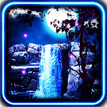 Cover Image of Descargar Night Waterfall live wallpaper 1.2 APK