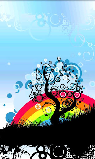 Rainbow Tree Live Wallpaper