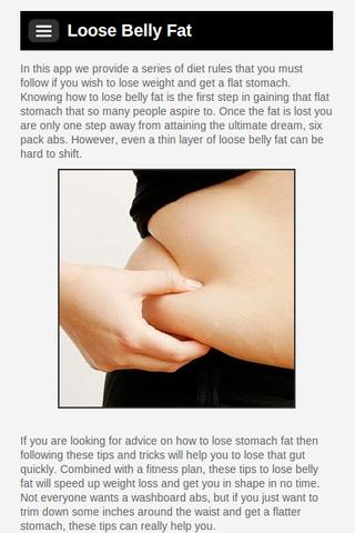 Lose Belly Fat