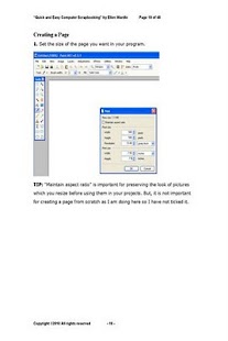 Quick Computer Scrapbooking Screenshots 2