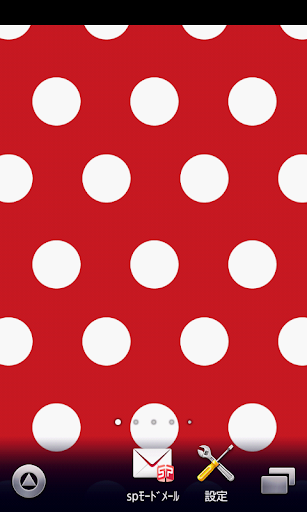 red white polka dots wallpaper