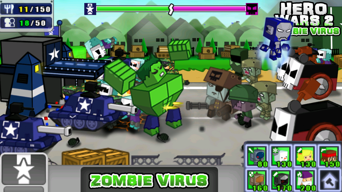 Hero Wars 2™ Zombie Virus - screenshot