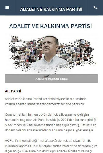 Ak Parti Mobil Uygulama