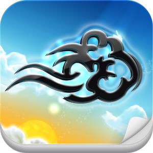 墨迹天气插件皮肤Win8折纸 1.0
