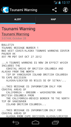 Tsunami Alert