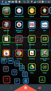 Glowing Next Launcher 3D Theme - screenshot thumbnail