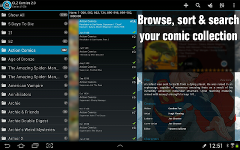 Screenshot CLZ Comics - Comic Database v1.1.6