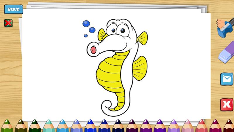 Coloring Book Sea Animals - Android Apps on Google Play