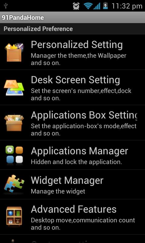 91 Pandahome Pro - screenshot