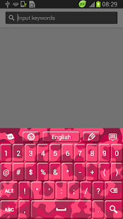 Pink Camo Keyboard Screenshots 3