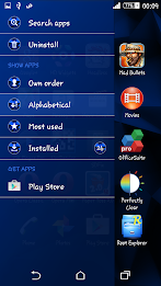 Polygons Blue Xperien Theme poster 6