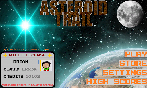 Asteroid Trail