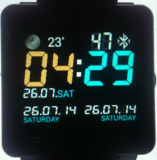 【免費工具App】WeatherColorSW for SmartWatch2-APP點子