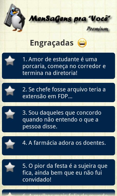 MenSaGens Pra Você Premium Screen 3