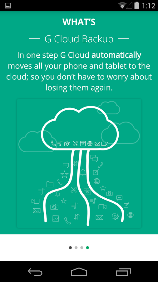 G Cloud Backup screenshot