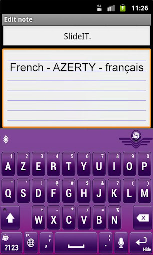 【免費工具App】SlideIT French AZERTY Pack-APP點子