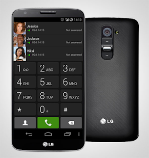 ExDialer LG Flex Style Theme - screenshot thumbnail
