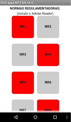 MTE Normas Regulamentadoras BR