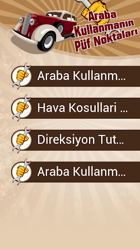 Araba Kullanma Püf Noktaları