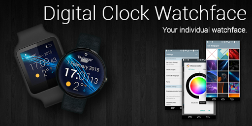 Digital Uhr Watchface