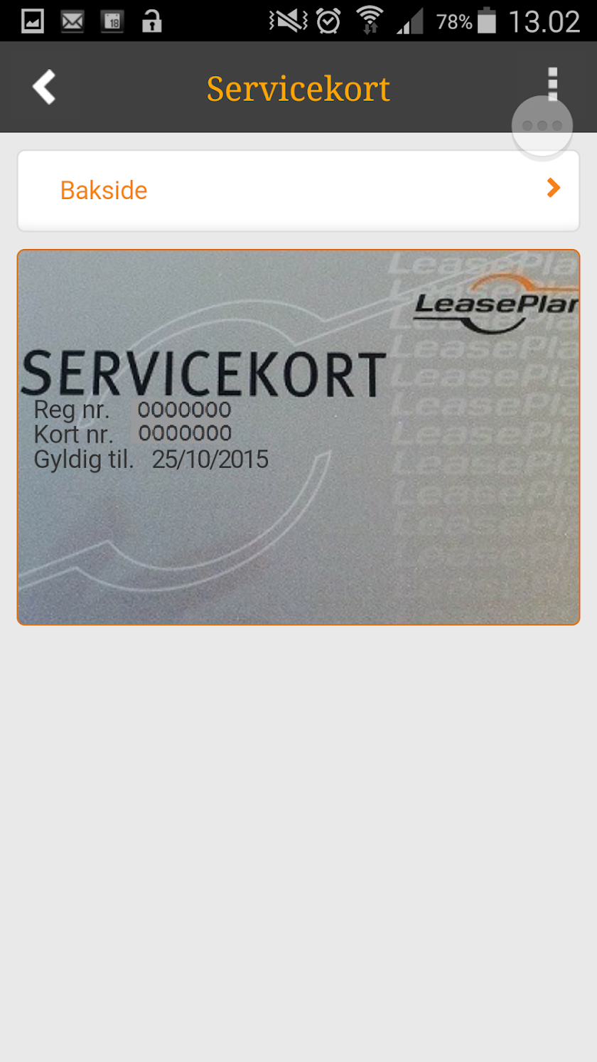 LeasePlan Norge Screen 3