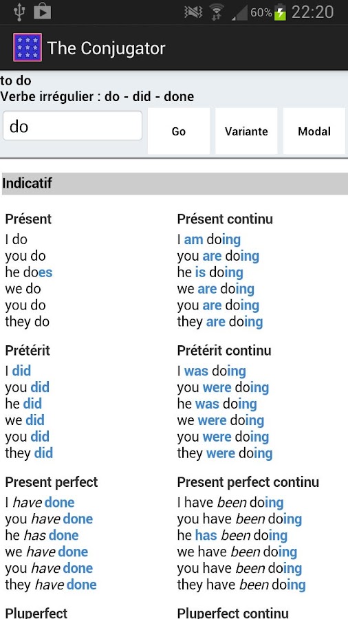 The Conjugator Free Android Apps on Google Play