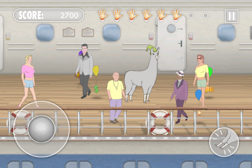 Llamas with Hats Screen 3