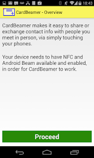 How to download CardBeamer - Beam Contact Info 1.0 unlimited apk for laptop