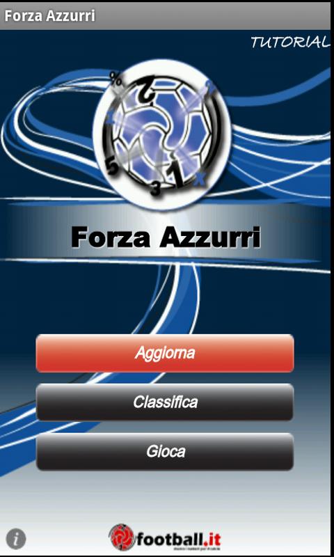 Android application If Azzurri screenshort