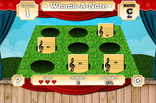 Whack A Note Read Music Note