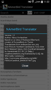 NAmerBird Translator Screenshots 5