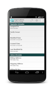 anCRM - vTiger CRM Client Screenshots 3