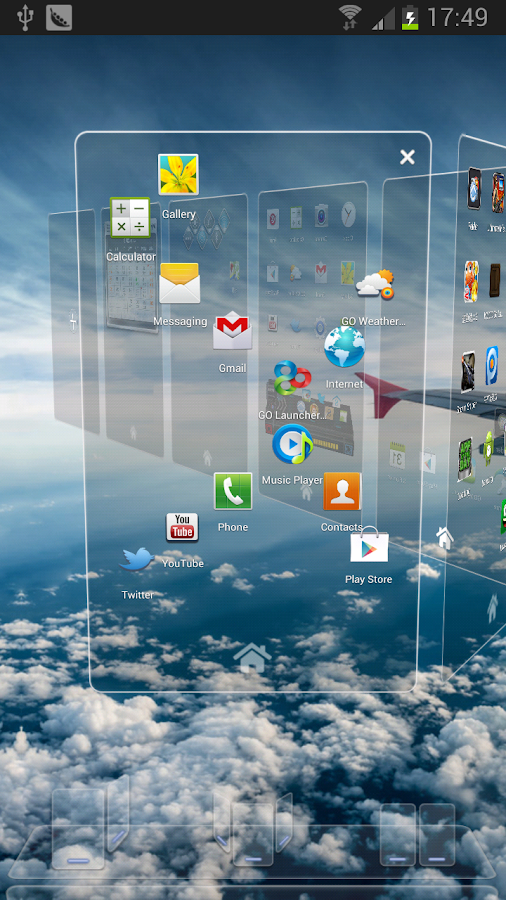 Galaxy S4 Next Launcher Theme - screenshot