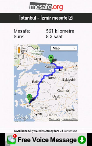 【免費工具App】İller Arası Mesafe-APP點子