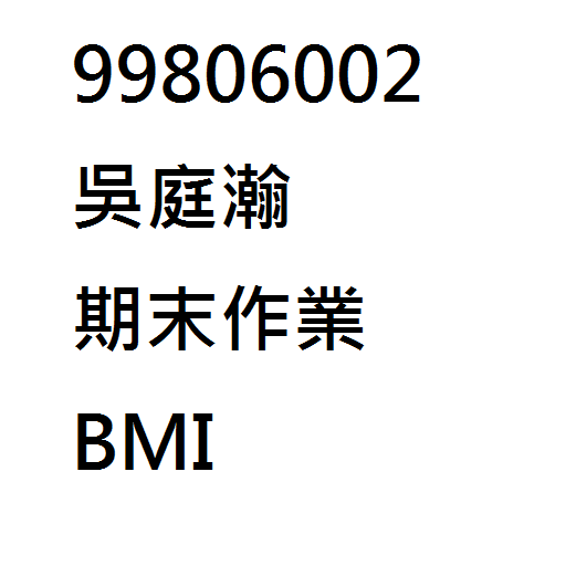 99806002吳庭瀚-期末作業 健康 App LOGO-APP開箱王