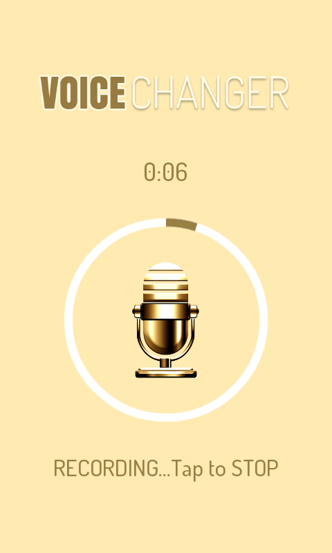 Change Your Voice-Gold Changer Screen 2