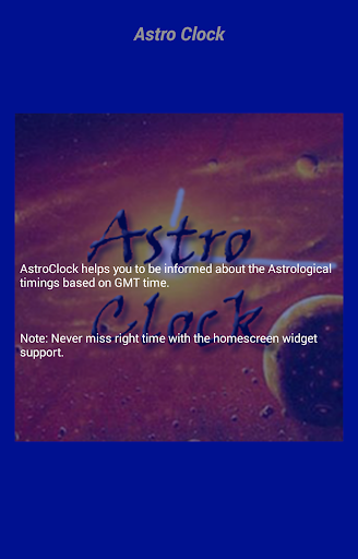 Astro Clock Beta