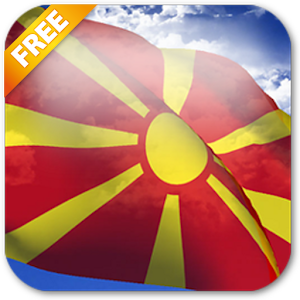 3D Macedonia Flag LWP 3.1.1