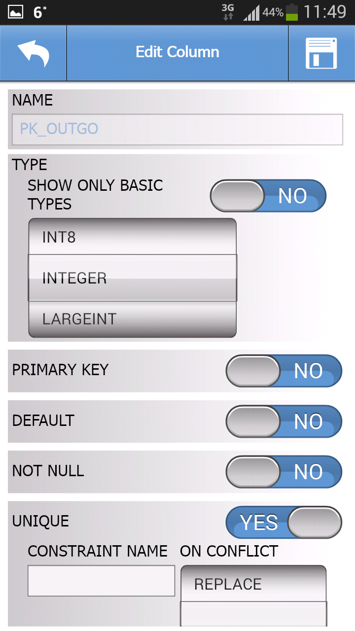 SQLite Magic Pro Screen 3