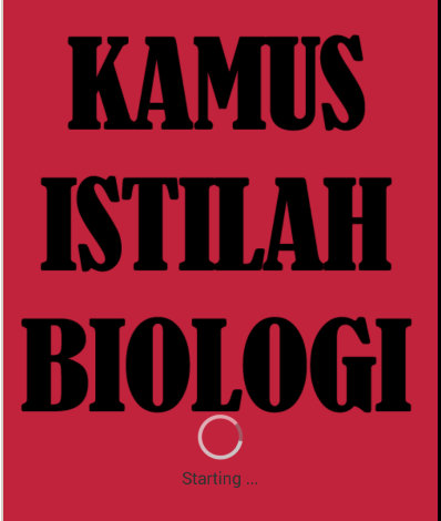 Kamus Istilah Biologi