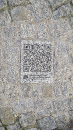 Cobblestone With QR Code For Virtual Concert In The Holocaust Memorial