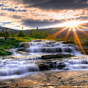 Early Waterfall Live Wallpaper