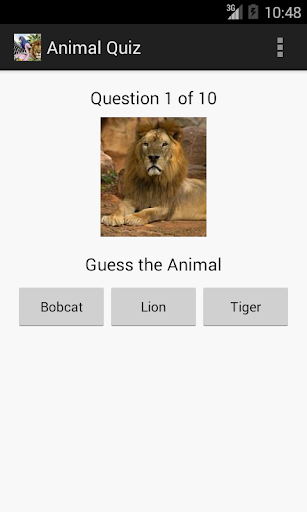 Animal Quiz game