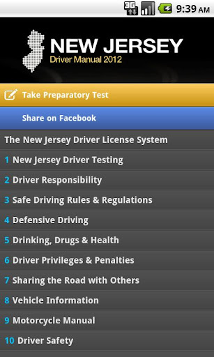 New Jersey Driver Manual Free