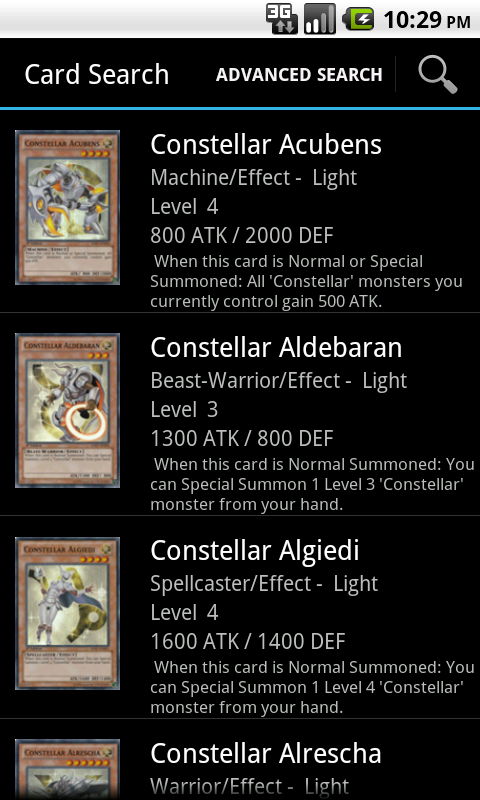 Deckmaker for Yu-Gi-Oh! Screen 3