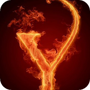 The fiery letter Y LWP 1.0
