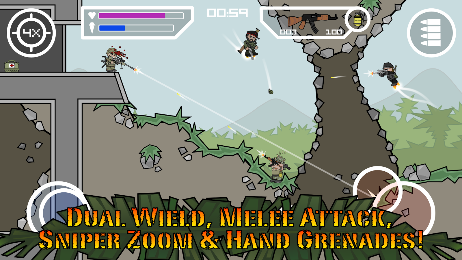    Doodle Army 2 : Mini Militia- screenshot  