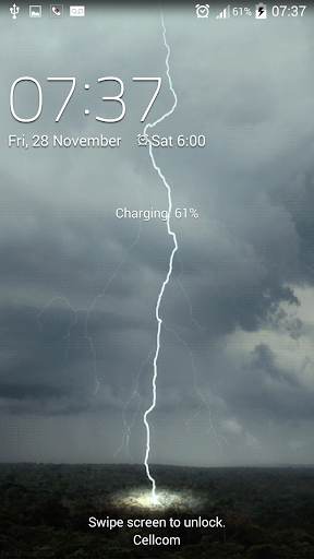 Thunderstrom live wallpaper