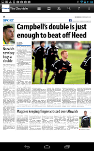 Newcastle Chronicle Newspaper - náhled