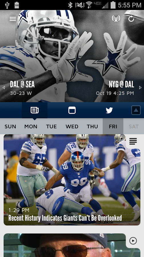 watch dallas cowboys game free
